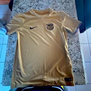 Nike Kids Gold Soccer Jersey